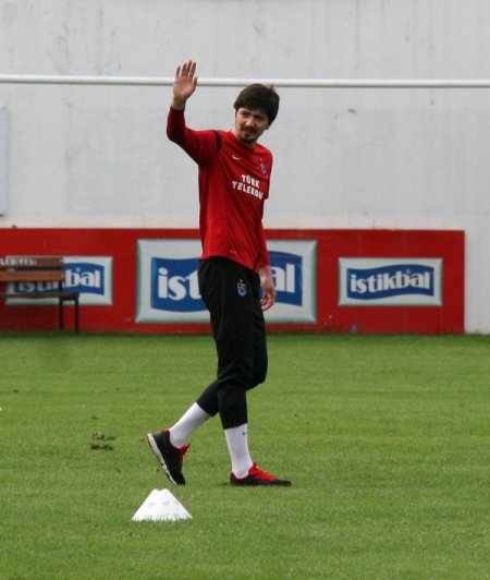 Trabzonspor'da neşeli idman