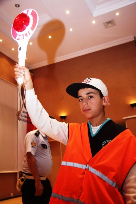 Trafik, minik polislere emanet