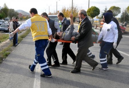 Trafik kazası: 2 yaralı