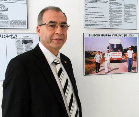 Tren için verdiği 16 yıllık mücadelenin sergisini açtı