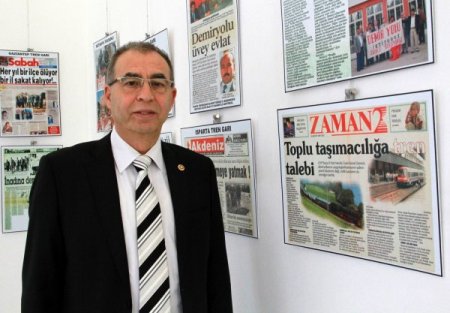 Tren için verdiği 16 yıllık mücadelenin sergisini açtı