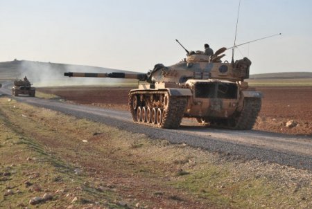 TSK, Suriye sınırında tatbikat yaptı (Özel)