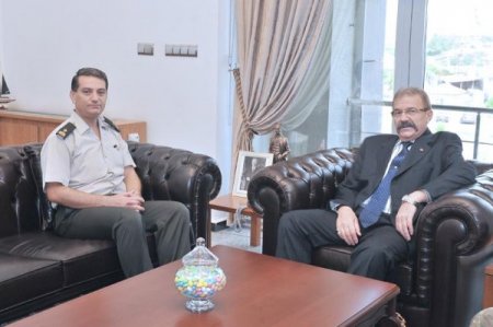 Tuğgeneral Karaosmanoğlu, Vali Cerrah’a Veda Ziyaretinde Bulundu