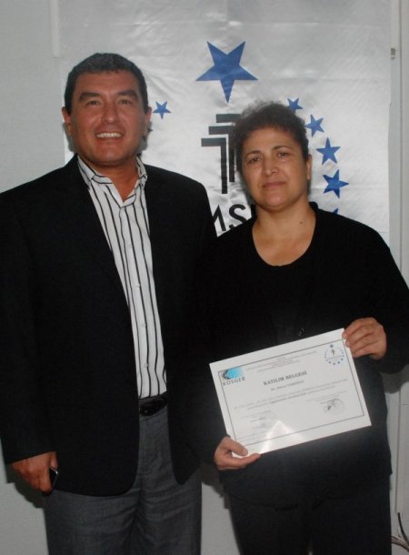 TÜMSİAD’ta girişimcilik kursunu tamamlayanlar sertifikalarını aldı