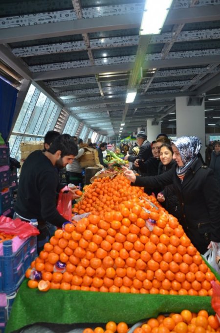 Tuna Pazarı yeni yerinde