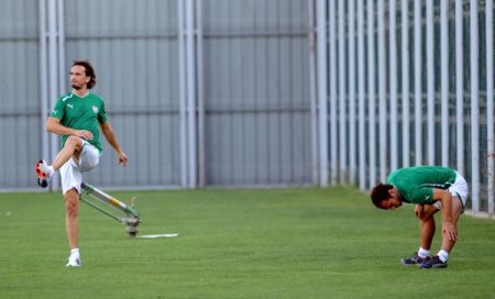 Tuncay Şanlı, Bursaspor'da antrenmana çıktı