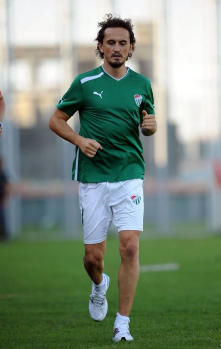 Tuncay Şanlı, Bursaspor'da antrenmana çıktı