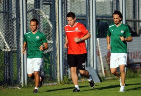 Tuncay Şanlı, Bursaspor'da antrenmana çıktı
