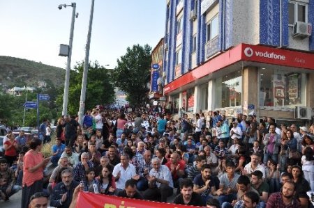 Tunceli'de binlerce kişi Gezi Parkı protestosu için sokaklara döküldü