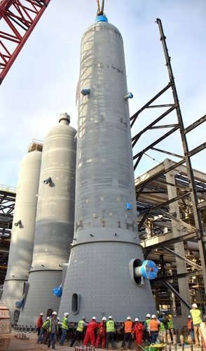 Tüpraş, fuel oil dönüşüm projesinde en ağır ekipmanı yerleştirdi
