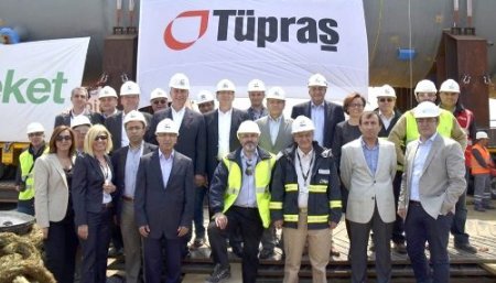 Tüpraş, fuel oil dönüşüm projesinde en ağır ekipmanı yerleştirdi