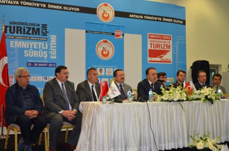 Turizm şoförleri sertifikalarını aldı