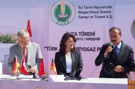 Türk-Alman Biyogaz Projesi'nde imzalar atıldı