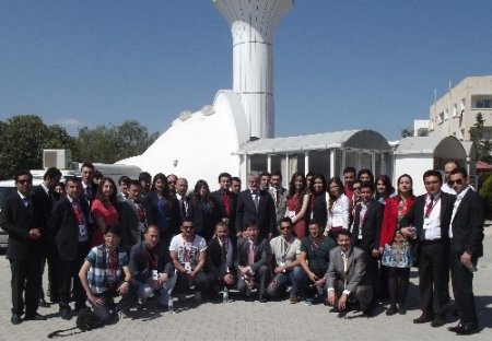 Türk dünyasından gençler KKTC Din İşleri Başkanlığı'na ziyaret etti