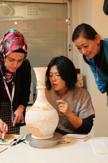 Türk el sanatları Tokyo'da sergilendi