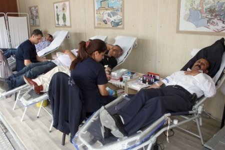 Türk Kızılay’ı Cizre’de kan bağışı kampanyası düzenledi