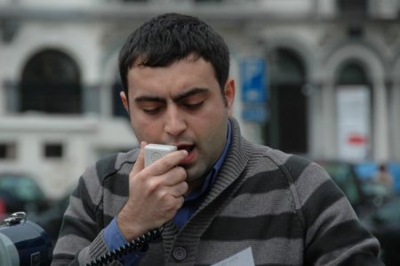 Türk Öğrencilerden Vize Protestosu