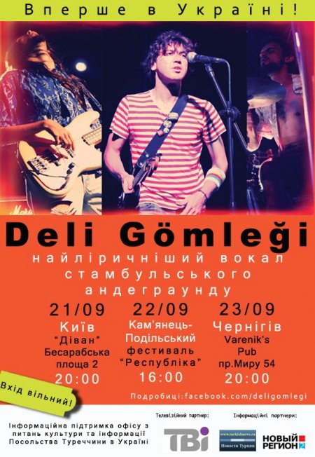 Türk rock gurubu Deli Gömleği Ukrayna’ya geliyor