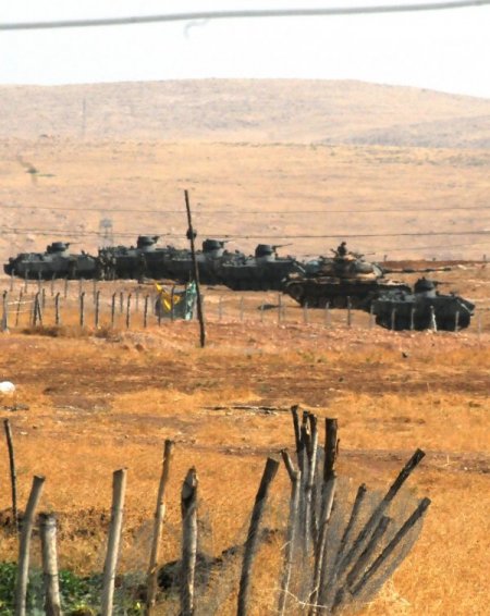 Türk Tankları, Kamışlı Sınırında Tatbikat Yaptı