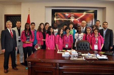 Türkçe Olimpiyatları İçin Gelen Öğrenciler Başsavcıyı Ziyaret Etti