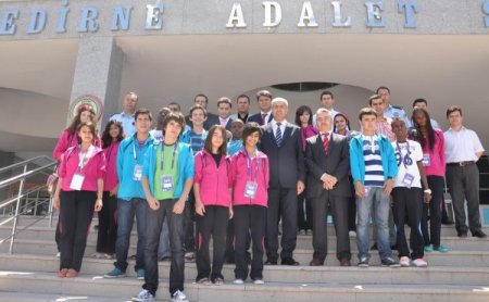 Türkçe Olimpiyatları İçin Gelen Öğrenciler Başsavcıyı Ziyaret Etti