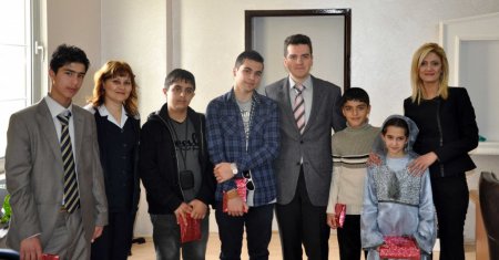 Türkçe Olimpiyatları öğrencileri Midyat protokolünü ziyaretler etti