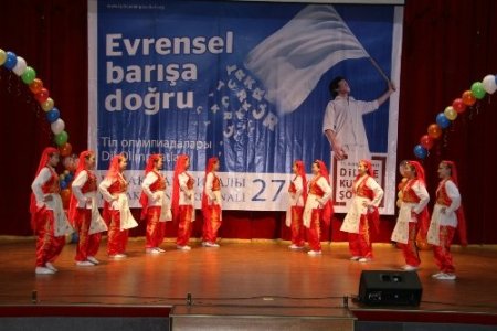 Türkçe olimpiyatlarında sahne Kazakistan’ın