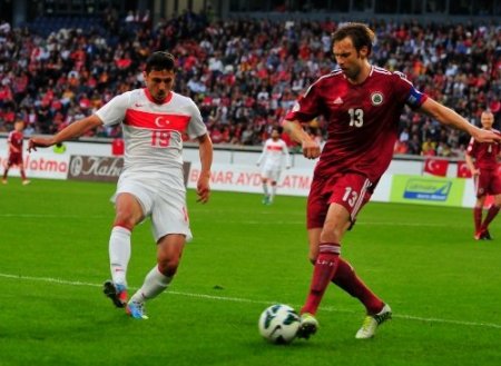 Türkiye: 3 - Letonya: 3 (Maç sonucu)