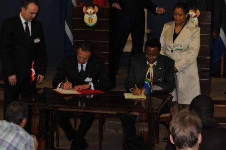 Türkiye İle Güney Afrika Arasında Ortak Bildiri İmzalandı