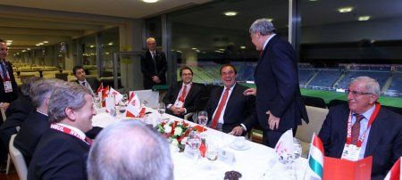 Türkiye - Macaristan maç yemeği yenildi