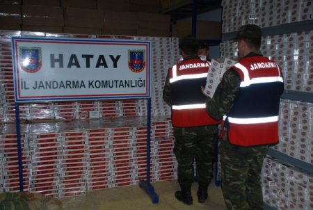 Türkiye-suriye Arasındaki Tampon Bölgede Kaçak Sigara Operasyonu
