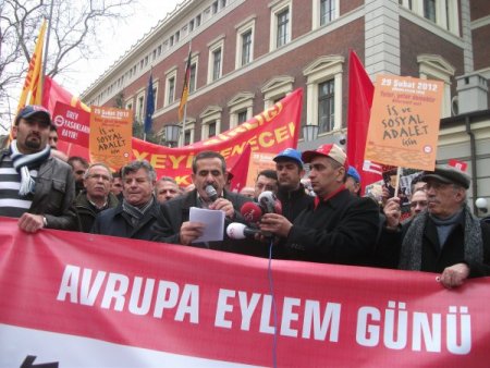 Türkiye'den Avrupalı İşçilere Destek