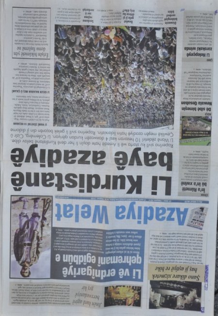 Türkiye’nin İlk Kürtçe Gazetesinin Kapatılmasını Protesto Ettiler