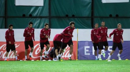 Türkiye'nin Romanya maçı hazırlıkları devam etti