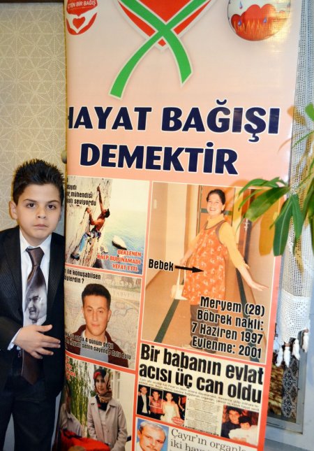 Türkiye'ye örnek küçük Aziz'den ikinci organ bağışı kampanyası