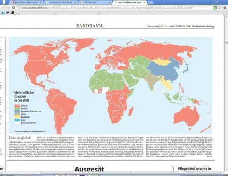 Türkiye’yi yanlışlıkla Hıristiyan ülke gösteren SZ düzeltme yayınladı