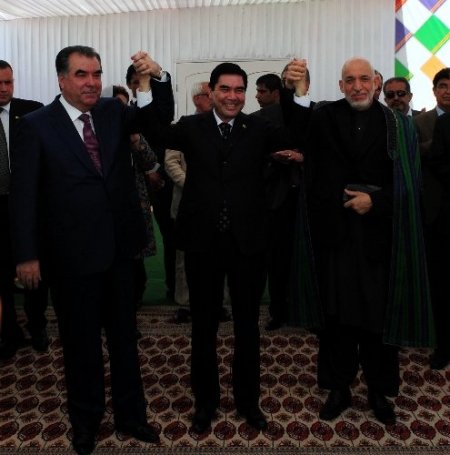 Türkmenistan-Afganistan-Tacikistan demiryolunun temeli atıldı