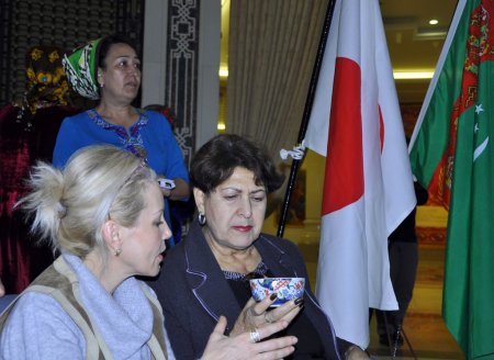 Türkmenistan’da Japon çay seremonisi