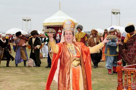 Türkmenistan’da Uluslararası Nevruz Bayramı yaylada kutlandı