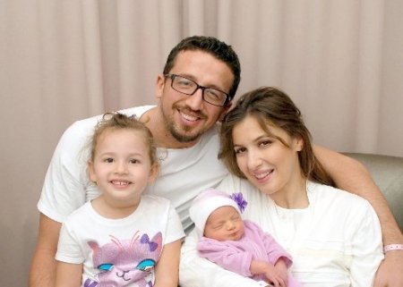 Türkoğlu çiftinin 2. kızları Lina aileye katıldı