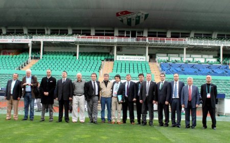 U20 heyeti Bursa Atatürk Stadı’nı inceledi