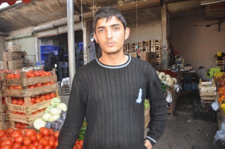 Uçaksavar mermisi isabet eden hal esnafı tedirgin