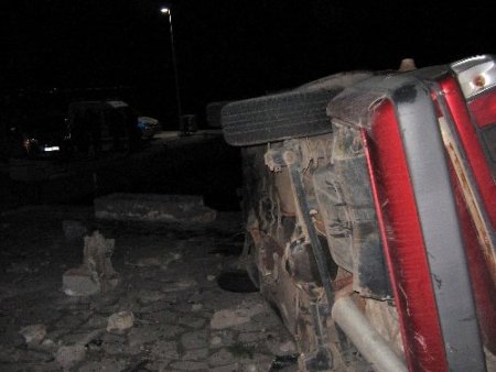 Uçuruma düşen hırsızlık zanlısını kurtarmak için ekipler seferber oldu