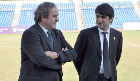 UEFA Başkanı Platini Tacikistan’da