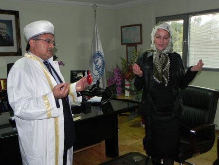 Ukraynalı gelin Müslüman oldu