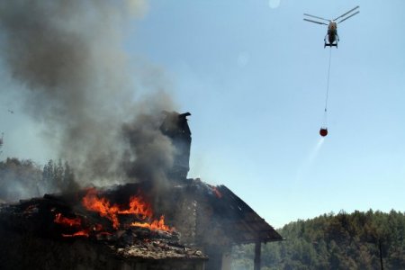 Ula'da Orman Yangını
