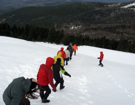 Uludağ'da Dağcılık Eğitimi Alan 20 Kişi Sertifika Aldı