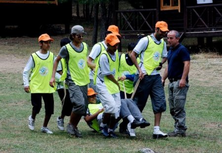 Uludağ’ın zirvesinde kamp keyfi