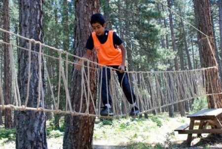 Uludağ’ın zirvesinde kamp keyfi
