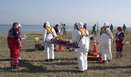 UMKE’ler Yalova'da kimyasal sızıntı tatbikatı yaptı